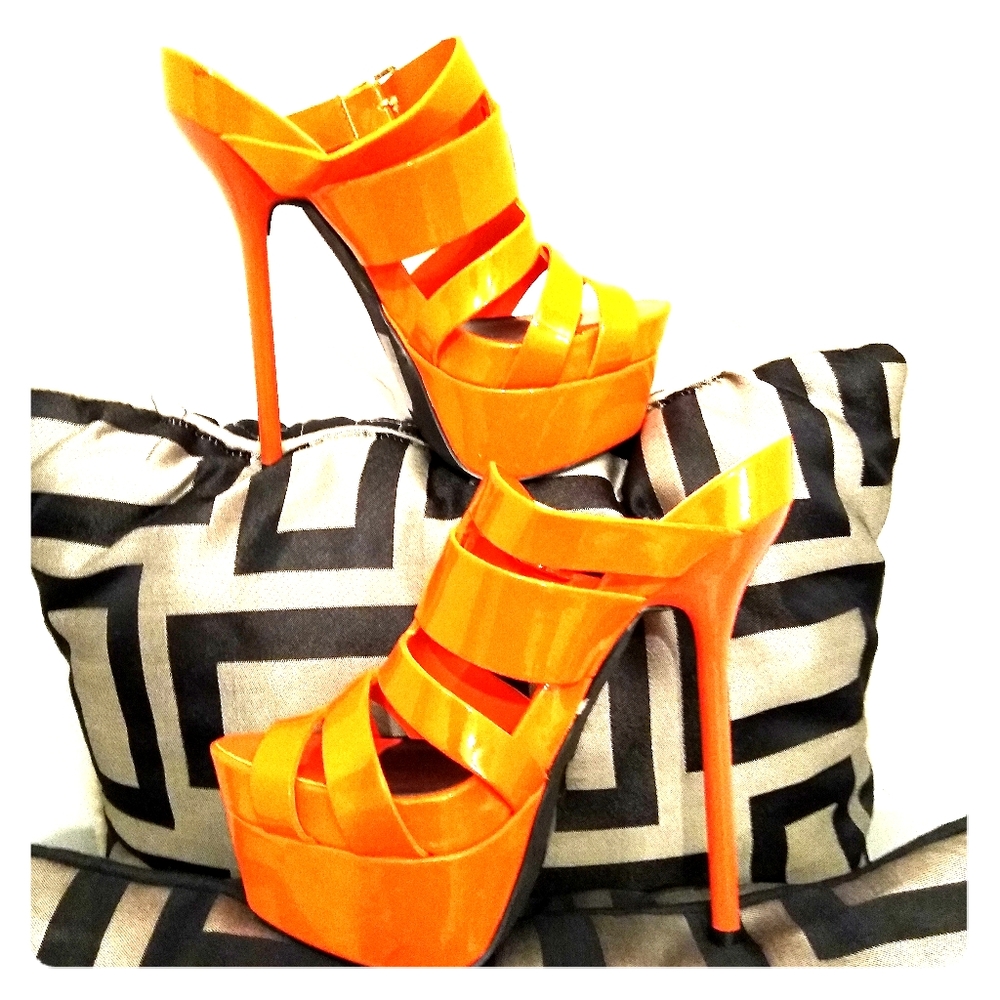 Orange heels